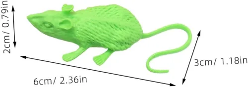 Miniatura 2 de Kisangel 18pcs Realistic Fake Mouse Decor for Halloween Pranks Unique Mice Toy Layout Props Soft Material for Home and Party Decoration Chic and