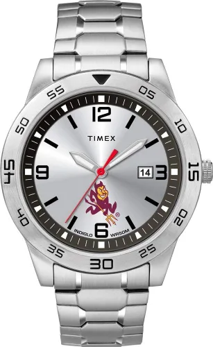 Miniatura 8 de Reloj de cuarzo para hombre Citation de 42 mm con correa de acero inoxidable Marea carmesí de Alabama