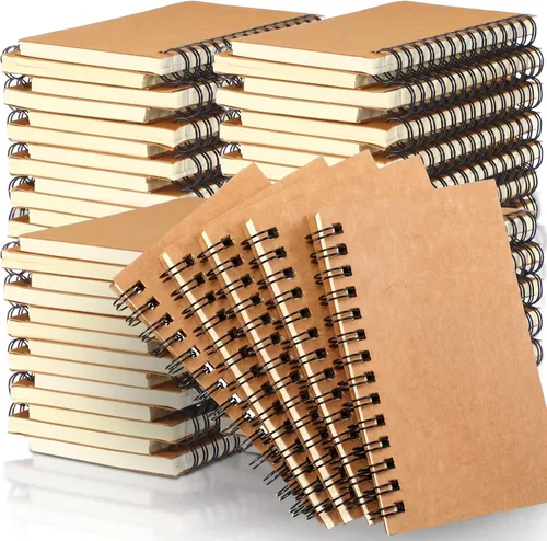 Miniatura 36 de Jutom 2 cuadernos pequeños en espiral, blocs de notas de 3 x 5 pulgadas, cuadernos de bolsillo pequeños a granel, mini bloc de notas con páginas