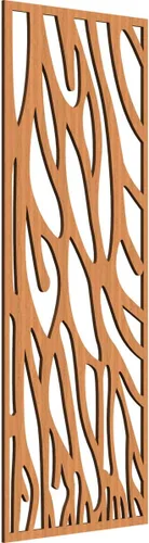 Miniatura 59 de 9 3/8"W x 24 3/8"H x 1/4"T Bristol Decorativos Paneles de Pared de Madera Calado, Cereza