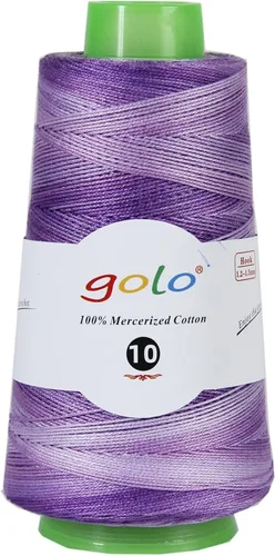 Miniatura 114 de Golo - 3 bolas de hilo de ganchillo tamaño 10, hilo de crochet para tejer a mano 102