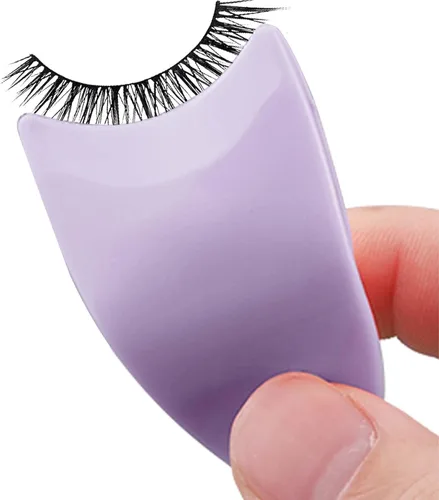 Miniatura 7 de Herramienta aplicadora de pestañas de 1.378 in de ancho, 1 pinza para pestañas postizas, color rosa