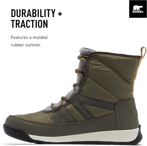 Miniatura 3 de SOREL Whitney Botas cortas con cordones para mujer, botas de invierno de nailon impermeables