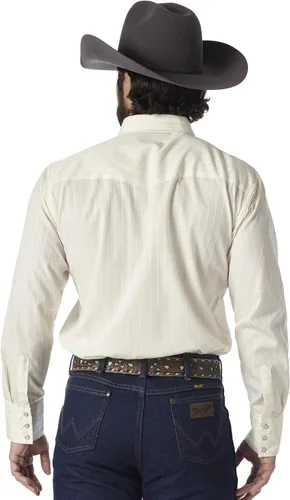 Miniatura 6 de Wrangler Camisas deportivas de manga larga con botones a presión y dos bolsillos para hombre