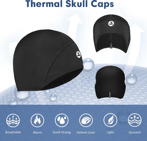 Miniatura 32 de EMPIRELION Casco térmico para niños, diseño de calavera, ligero, para deportes juveniles, para correr, para niños, niñas y niños