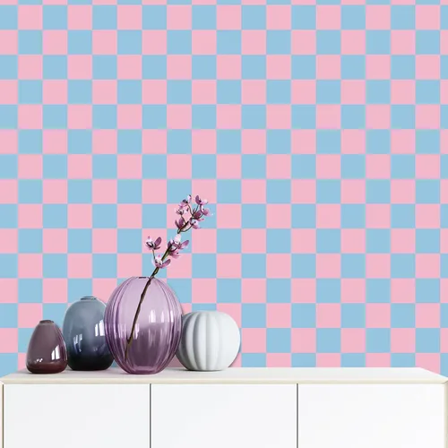 Miniatura 15 de Amiya Papel tapiz a cuadros para despegar y pegar, papel de contacto de mosaico blanco y negro, un juego de 17.3 x 480 pulgadas, moderno papel