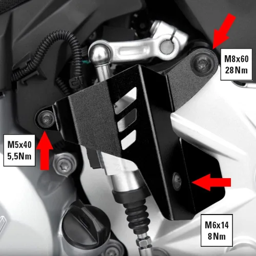 Miniatura 2 de Para BMW F850GS Adventure F750GS 2018-2022 Accesorios de motocicleta CNC Aluminio palanca de cambios Cubierta protectora F 850GS 750GS 850GS 850 750