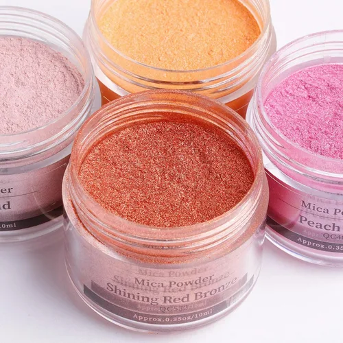 Miniatura 3 de SEISSO Polvo de mica – 24 colores, botellas de 0.35 oz (10 g) – Brillo de mica y pigmento para resina epoxi, brillo de labios, jabón, vela, bomba
