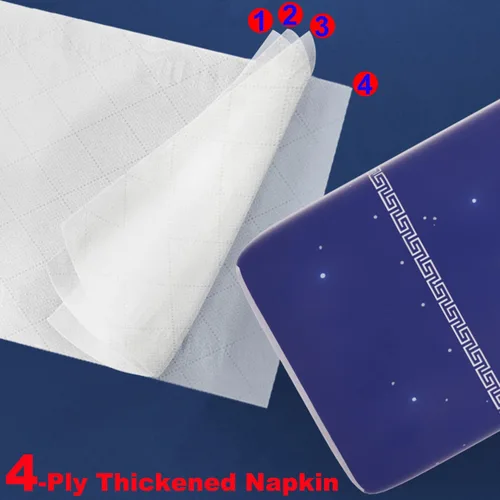 Miniatura 6 de Servilletas faciales suaves, papel higiénico, funda de bolsa, no en caja, tejido facial desechable, papel facial blanco, material de fibra de pulpa
