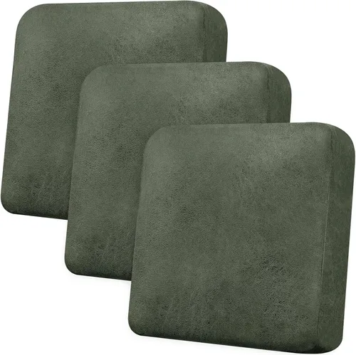Miniatura 98 de Funda de cojín para sofá con aspecto de cuero, 1 unidad, elástica, para sala de estar, funda de cojín individual para sofá, protector de asiento