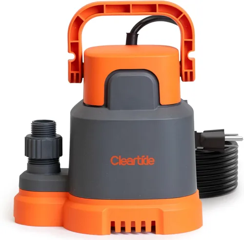 Miniatura 9 de Cleartide Bomba de agua sumergible de 1 HP, bomba de sumidero de 4500 GPH, enchufe portátil y trabajo para estanque, riego de jardín, piscina