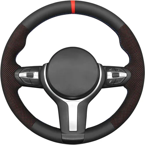 MEWANT - Funda para volante de automóvil cosida a mano de Athsuede para BMW F87 M2 F80 M3 F82 M4 M5 F12 F13 M6 F85 X2 X5 M F86 X6 M F33 F30 M Sport
