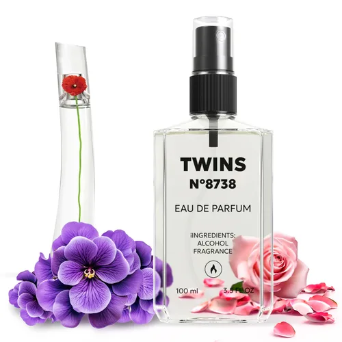 Miniatura 103 de TWINS Impresión de Bouquet Floral Perfume para mujer Eau de Parfum No.1179 3.4 fl oz (100 ml)