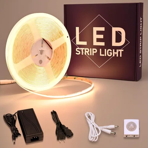 Miniatura 14 de GOMING Tira de luz LED COB con sensor de movimiento 5M (16.4 pies) Blanco frío 6000K 3 modos de iluminación 3 modos de temporización de apagado 3