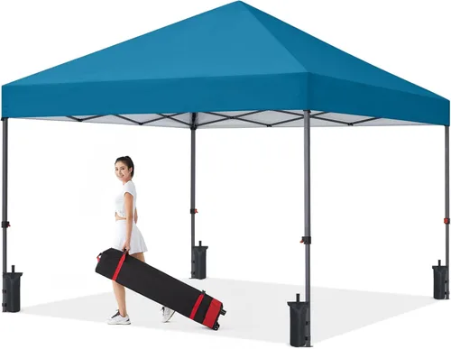 Miniatura 11 de COOSHADE - Tienda de campaña fácil de montar 8x8 pies (azul marino)