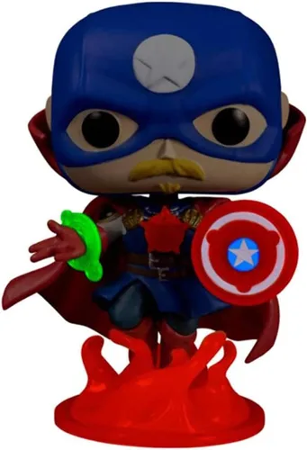 Miniatura 2 de Pop! Funko - Juego de 3 fundas acrílicas exclusivas de Marvel Infinity Warps GITD de Soldier Supreme 679, Iron Hammer 680, Arach-Knight 681, LE -679