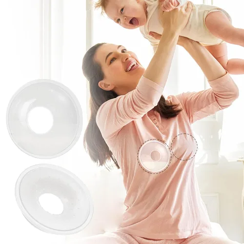 Miniatura 7 de Yuly Colector de leche de silicona para mamás lactante, protector de pezones para mamá, protector de pezones reutilizable, 2 unidades de conchas