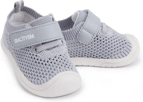 Miniatura 2 de BMCiTYBM Zapatos para caminar de malla transpirable para bebés, niños y niñas, ligeros, antideslizantes, para primeros pasos, 6, 9, 12, 18, 24 meses