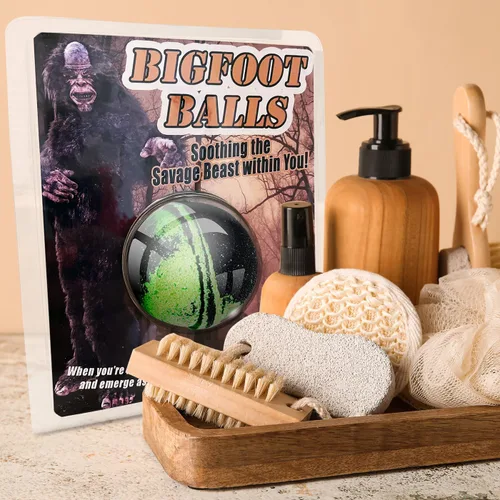 Miniatura 4 de Enorme bomba de baño de pies Sorpresa de Yeti Efervescente Aceites esenciales naturales Aroma relajante del Himalaya Gran regalo