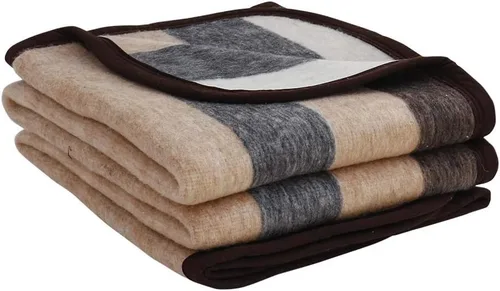 Miniatura 13 de Alpaca Warehouse Manta 100% natural de lana de alpaca y oveja, tamaño King, gruesa, pesada, cómoda, cálida, ideal para uso en exteriores, diseño a