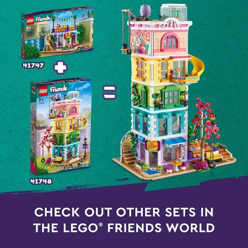 Miniatura 5 de LEGO Friends Heartlake City Community Center 41748 - Juego de juguetes de construcción; desafío creativo para mayores de 9 años, incluye 6 mini