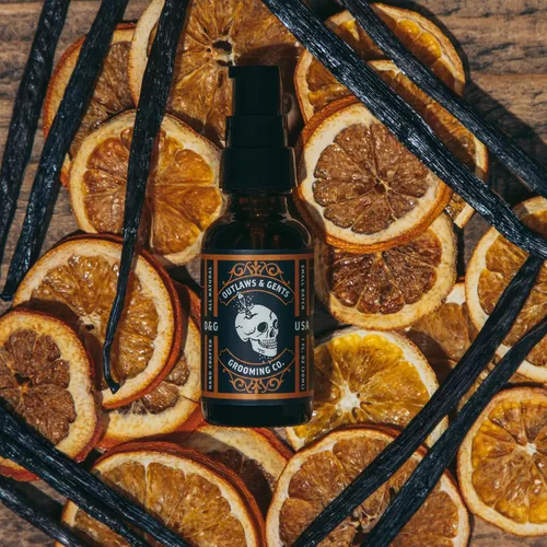 Miniatura 6 de Outlaws & Gents Grooming Co Aceite de aseo – Aceite natural para barba y cabello para hombres – Hidrata y suaviza el cabello, reduce la picazón