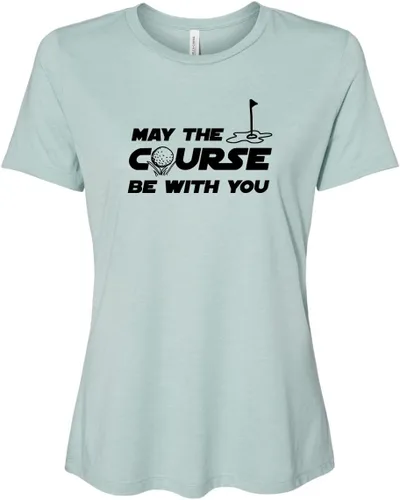Miniatura 18 de Cute Women's Screen Printed Crew Neck Tee, Shirts With Sayings, Dusty Blue or Olive