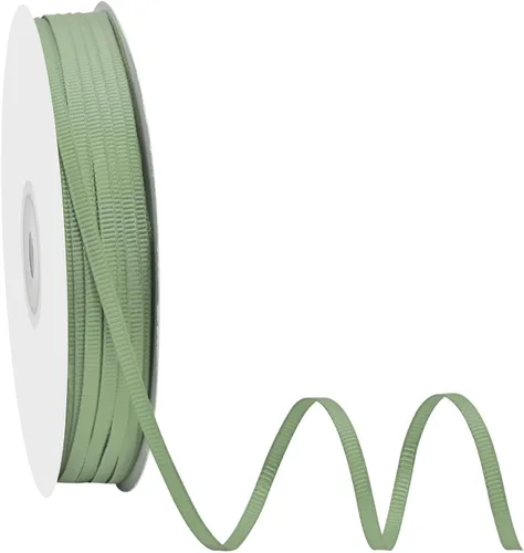 Miniatura 84 de Cinta blanca de grogrén de 1-1/2 pulgadas x 50 yardas para envolver regalos, muy adecuada para decoración de bodas, ramos, manualidades, costura