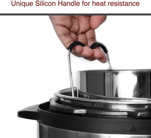 Miniatura 4 de Trivet - Soporte para olla instantánea con asas de silicona resistentes al calor - Accesorios IP - Olla a presión - Se adapta a olla instantánea