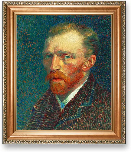 Miniatura 160 de A&T ARTWORK Noche estrellada sobre el Ródano de Vincent Van Gogh. Tamaño del marco: 36 x 30 pulgadas, tamaño de la imagen: 30 x 24 pulgadas