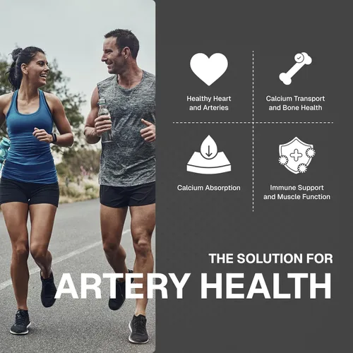 Miniatura 4 de Weider Artery Health - Flexibilidad arterial y salud cardíaca - con vitamina K2, D3 y jengibre - Apoyo óseo e inmunológico* - Sin gluten y vegano
