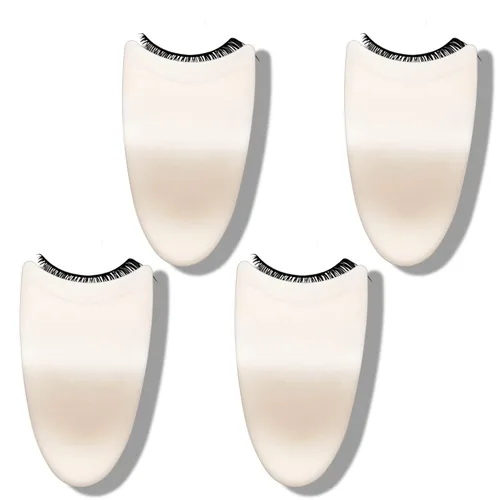 Herramienta aplicadora de pestañas postizas, herramienta para principiantes, pinzas de sujeción de pestañas, clip removedor portátil de plástico, 4