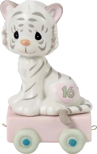 Miniatura 13 de Precious Moments Tren de cumpleaños Figura de porcelana de bisque Regalo de cumpleaños Colección de cumpleaños Decoración de habitación