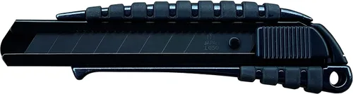 Miniatura 11 de NT Cutter - Cuchillo multiusos de agarre de aluminio fundido a presión de serie Premium Evolution PMG con bloqueo automático, hoja negra extra