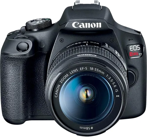 Miniatura 5 de CANON EOS Rebel T7 Cámara DSLR con EF-S 18-55MM F/3.5-5.6 is II+16.535-31.496 in f/8.3 HD Teleobjetivo zoom lentes con montura T + trípode de 50
