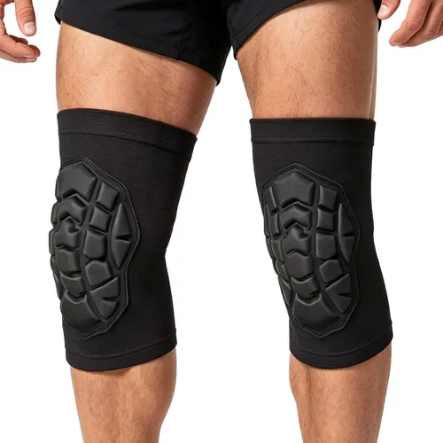Rodilleras para hombres y mujeres, rodilleras de lucha libre para voleibol, baloncesto y fútbol. Rodilleras de compresión elástica para soporte de