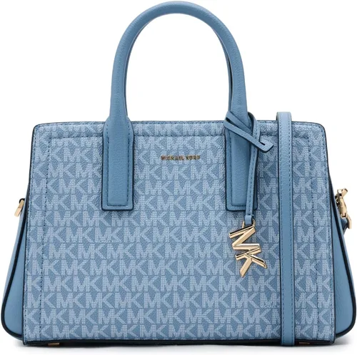 Miniatura 59 de Michael Kors - Laila, bolso pequeño para mujer Herrajes dorados/vainilla/bellota