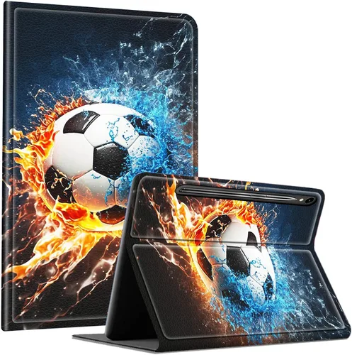 Miniatura 94 de Slim Case for Samsung Galaxy Tab S10 Lite / S10 FE / S9 FE 10.9" & Galaxy Tab S9 11", Multi-Angle Stand PU Leather Smart Folio Cover with Soft TPU