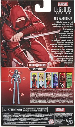 Miniatura 8 de Marvel Legends Series The Hand Ninja - Figura de acción coleccionable de 6 pulgadas para niños a partir de 4 años