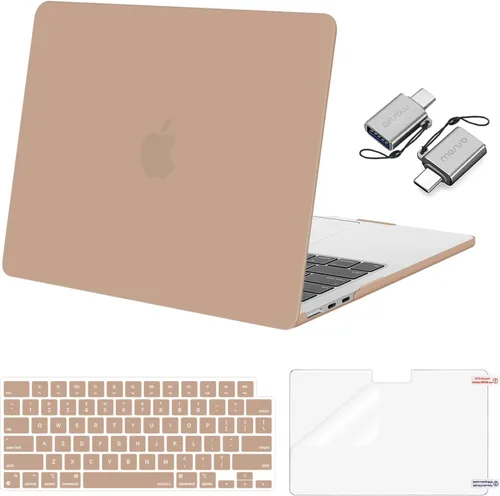 Miniatura 28 de Mosiso Funda para MacBook Air de 13 y 13.6 pulgadas, 2024, 2023 y 2022, M3 A3113, M2 A2681, Touch ID, carcasa rígida, cubierta de teclado, protector