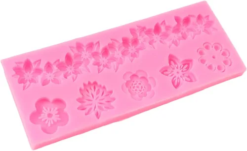 Miniatura 4 de Moldes de Fondant Barrocos Moldes de Silicona de Encaje de Flores Moldes de Relieve de Espirales y Volutas Para Decoración de Pasteles Decoración