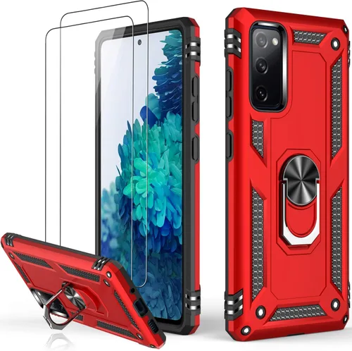 Miniatura 16 de LUMARKE Funda para Galaxy S20 FE con protector de pantalla, supera los 16 pies, probada en caídas, de grado militar, con soporte de anillo