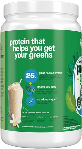 Miniatura 2 de Vega Proteína y Proteína de Verduras en Polvo, Vainilla - 20g de Proteína a Base de Plantas Plus Vegetales, Vegana, Sin OGM, Proteína de Guisante