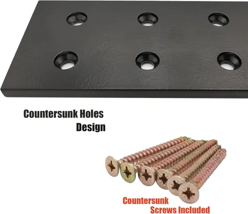 Miniatura 7 de Paquete de 3 soportes para encimera, montaje superior, sólido y resistente, pared de rodilla, soporte de estante flotante, soporte de estante