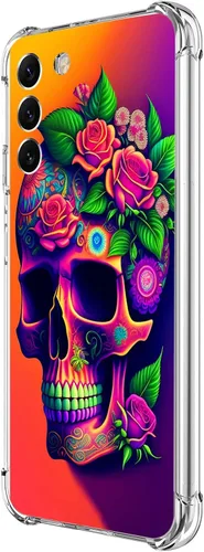Miniatura 40 de Funda para Galaxy S23, diseño de mariposas azules, rosas, protección contra caídas, a prueba de golpes, de cuerpo completo, resistente a