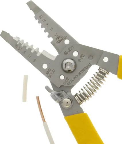 Miniatura 6 de IDEAL Electrical 45-221 Reflex Super T-Stripper pelacables, acero inoxidable, 8-16 AWG sólido, 10-18 AWG trenzado