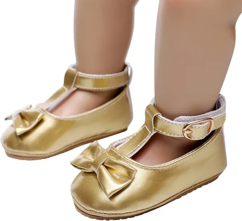 Miniatura 3 de Zapatos de verano para niños pequeños, zapatos individuales para niñas pequeñas, zapatos individuales con lazo para primeros caminos, sandalias