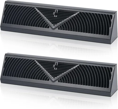 Miniatura 12 de Yaocom Paquete de 2 Rejillas de Registro de Zócalo Tamaño de Abertura de Conducto de 15 Pulgadas Cubiertas de Ventilación para Difusor de Piso
