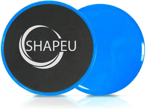Miniatura 9 de Glide Discs - Planeadores de doble cara para alfombras o pisos de madera dura, equipo de ejercicio abdominal con guía de entrenamiento más