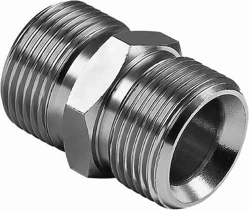 Miniatura 7 de YAMATIC Conector de manguera para lavadora a presión, acoplador macho doble M22-0.551 in de latón macizo, adaptador de extensión de manguera